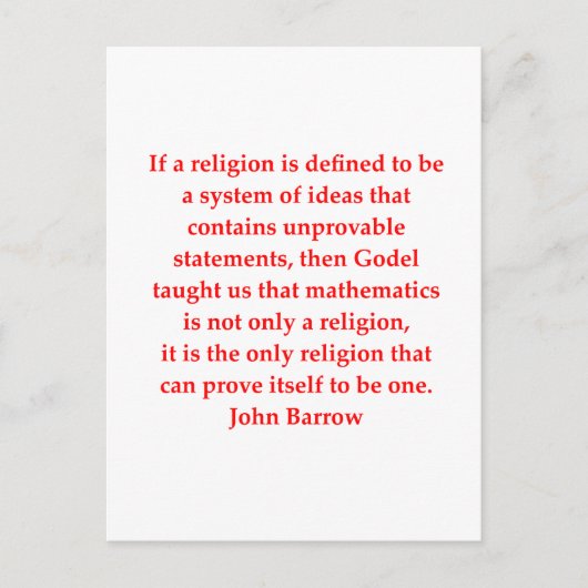 grappige wiskunde briefkaart (Voorkant)