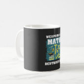 Grappige wiskunde cadeaus koffiemok (Voorkant links)