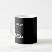 Grappige wiskunde citaat Wiskunde Beste wiskundele Koffiemok (Voorkant links)