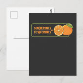 Grappige Wiskunde Docent Tangerine Wiskunde Pun Briefkaart (Voorkant / Achterkant)