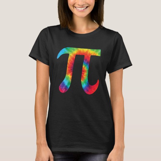 Grappige Wiskunde Docent Tie Dye Wiskunde Studente T-shirt (Voorkant)