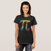 Grappige Wiskunde Docent Tie Dye Wiskunde Studente T-shirt (Voorkant volledig)