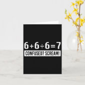 Grappige Wiskunde Formula Happy Pi Day Kaart (Gele Bloem)