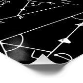 Grappige wiskunde geometrie memen perfect poster (Hoek)