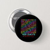 Grappige Wiskunde Getallen 100e Dag Van School Ler Ronde Button 5,7 Cm (Voorkant /achterkant)