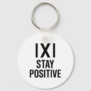 Grappige Wiskunde Grap Positieve Humor Spreuk Blij Sleutelhanger