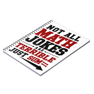 Grappige Wiskunde grap - sommige grappen gewoon ni Notitieboek