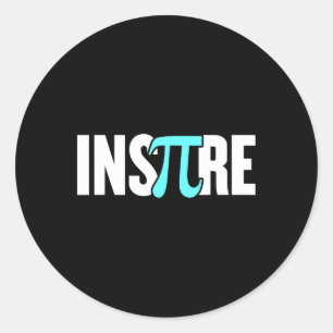 Grappige Wiskunde Graphic Boys Mannen Wiskunde Wis Ronde Sticker