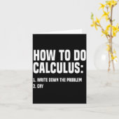 Grappige Wiskunde Hoe Calculus Te Doen Grappige Al Kaart (Gele Bloem)