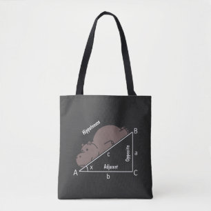 Grappige Wiskunde Humor Hippotenuse Tote Bag