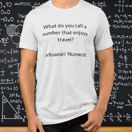 Grappige wiskunde humor wiskunde grap wiskundelera Tri-Blend shirt