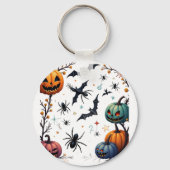 Grappige Wiskunde Leraar Cartoon – Duivelse Opvoed Sleutelhanger (Achterkant)