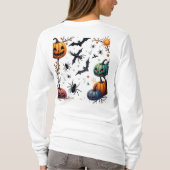 Grappige Wiskunde Leraar Cartoon – Duivelse Opvoed T-shirt (Achterkant)