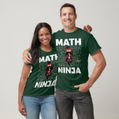 Grappige wiskunde-ninja voor wiskundeleerkracht st t-shirt (Unisex)