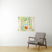 Grappige wiskunde nummer 67 grap poster voor kinde wandkleed (In Situ (horizontaal))