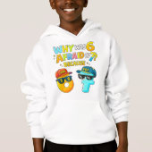 Grappige wiskunde nummers grap hoodie voor kindere (Voorkant)