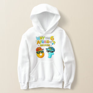 Grappige wiskunde nummers grap hoodie voor kindere