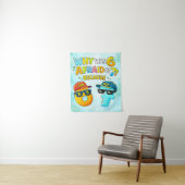 Grappige wiskunde nummers grap poster voor kindere wandkleed (In situ)