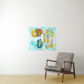 Grappige wiskunde nummers grap poster voor kindere wandkleed (In Situ (horizontaal))