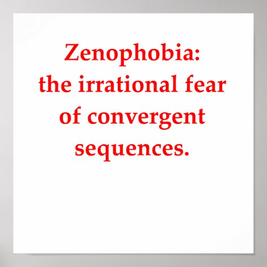 grappige wiskunde poster (Voorkant)