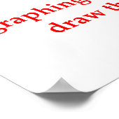 grappige wiskunde poster (Hoek)