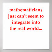 grappige wiskunde poster (Voorkant)