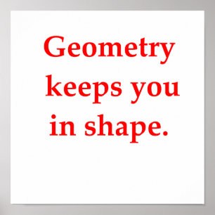 grappige wiskunde poster