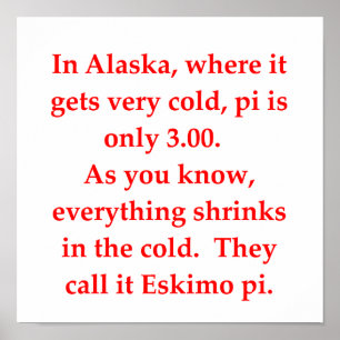 grappige wiskunde poster