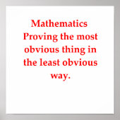 grappige wiskunde poster (Voorkant)