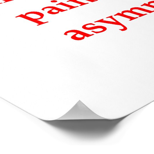 grappige wiskunde poster (Hoek)