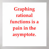 grappige wiskunde poster (Voorkant)