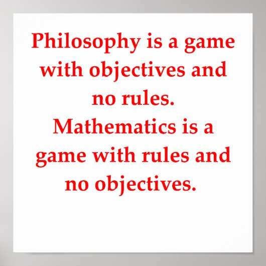 grappige wiskunde poster (Voorkant)