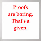 grappige wiskunde poster (Voorkant)