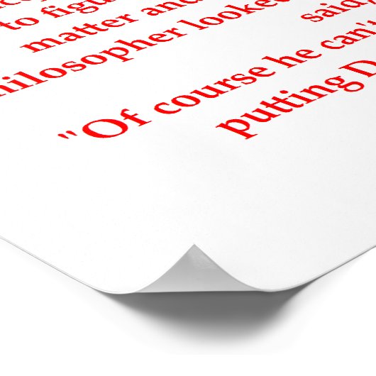 grappige wiskunde poster (Hoek)