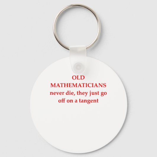 grappige wiskunde sleutelhanger (Voorkant)