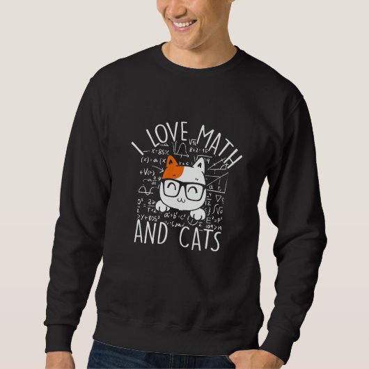 Grappige Wiskunde T - shirts Ik hou van Wiskunde e (Voorkant)