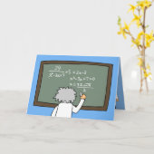 Grappige Wiskunde Verjaardag Kaart Wiskunden Thema (Gele Bloem)