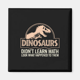 Grappige wiskunde wiskundeleraar, dinosauriërs ded magneet