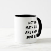 Grappige wiskundegrap mok cadeau voor leraar (Voorkant rechts)