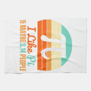 Grappige wiskundeleraar 14 maart Pi-dag Merch Ik v Theedoek