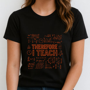 Grappige wiskundeleraar tee; Vergelijkingen en gra T-shirt