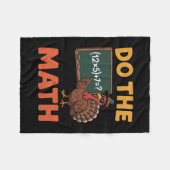 Grappige wiskundeleraar Thanksgiving 67 Meme Doe D Fleece Deken (Voorkant (Horizontaal))