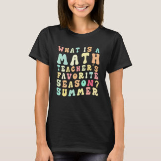 Grappige wiskundeleraar Wat is de favoriet van een T-shirt