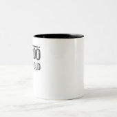 Grappige Wiskundeprobleem Vierkantswortel van 8100 Tweekleurige Koffiemok (Center)