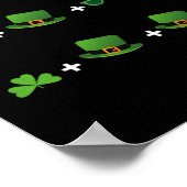 Grappige wiskundevergelijking St. Patrick's Day le Poster (Hoek)
