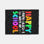 Grappige Wiskundige Formule 100 Dagen School Jonge Fleece Deken (Voorkant (Horizontaal))