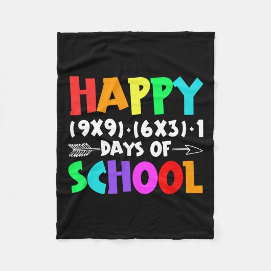 Grappige Wiskundige Formule 100 Dagen School Jonge Fleece Deken (Voorkant)