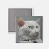 GRAPPIGE WITTE KAT Magnet Series (Voorkant / Achterkant)