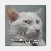 GRAPPIGE WITTE KAT Magnet Series (Voorkant)