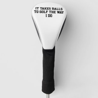 Grappige Witte Mannen Golf Golfheadcover